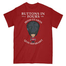 IRISH GUARDS BUTTONS IN FOURS Military Printed T-Shirt
