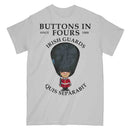IRISH GUARDS BUTTONS IN FOURS Military Printed T-Shirt