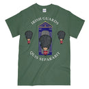 Irish Guards On Sentry Military Printed T-Shirt Small - 34/36’ / Green/Olive