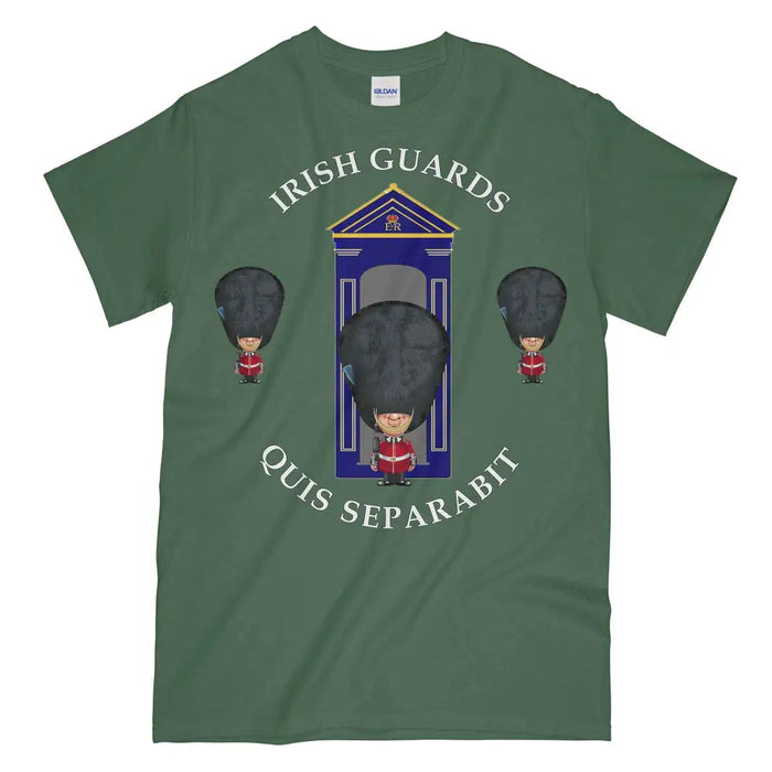 Irish Guards On Sentry Military Printed T-Shirt Small - 34/36’ / Green/Olive