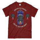 Irish Guards On Sentry Military Printed T-Shirt Small - 34/36’ / Maroon
