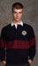 Irish Guards Panelled BRB Rugby Shirt Small - 36/38 Inch Chest / Blue-Burgundy-Blue Rugby Shirt