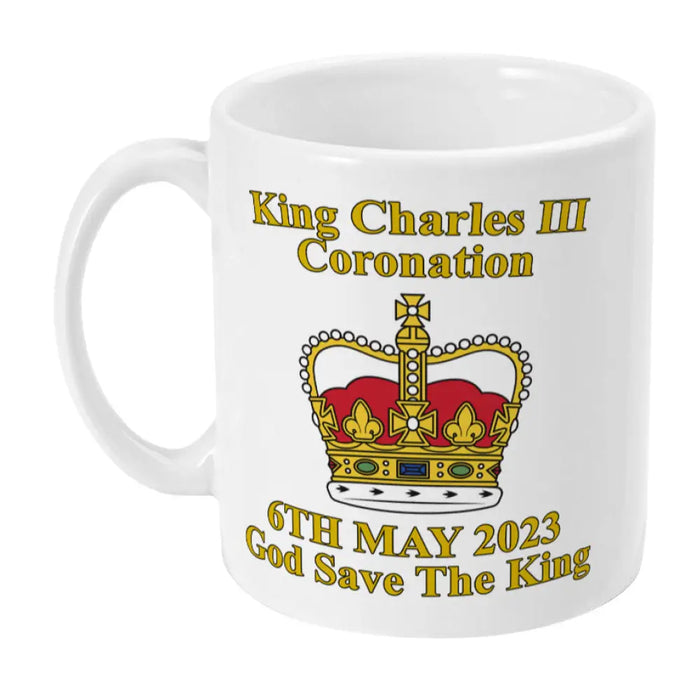 KING CHARLES God Save The King Ceramic Mug