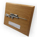 L115A3 SNIPER RIFLE and CAP BADGE Large Wooden Military Plaque