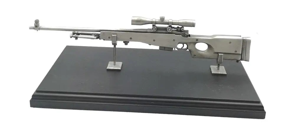 L96 Sniper Rifle Pewter Statue Military Statue