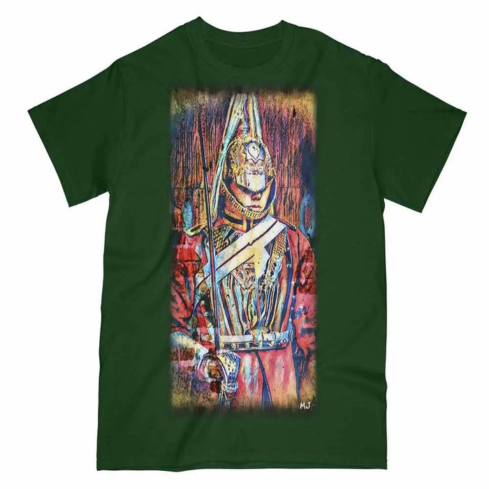 THE LIFE GUARDS HORSE GUARD ART Printed T-Shirt