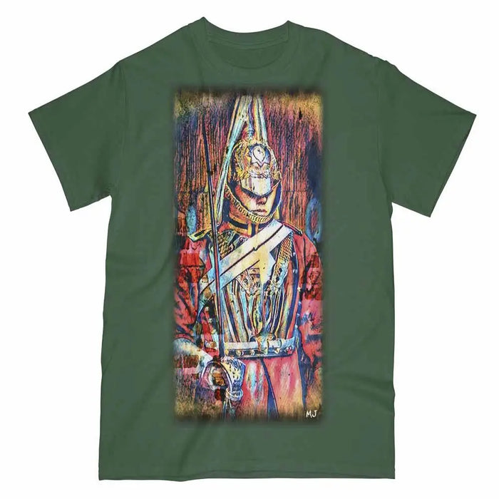 THE LIFE GUARDS HORSE GUARD ART Printed T-Shirt