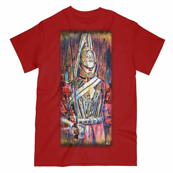 THE LIFE GUARDS HORSE GUARD ART Printed T-Shirt