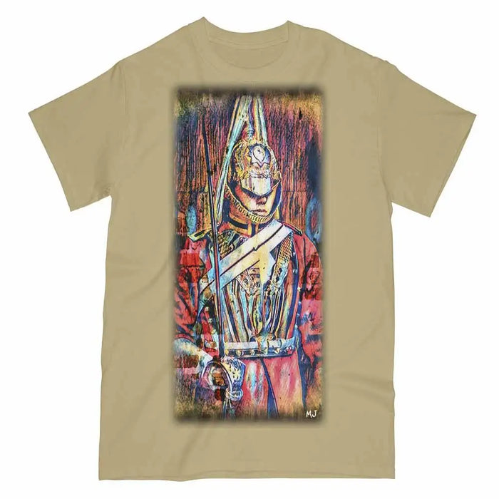 THE LIFE GUARDS HORSE GUARD ART Printed T-Shirt