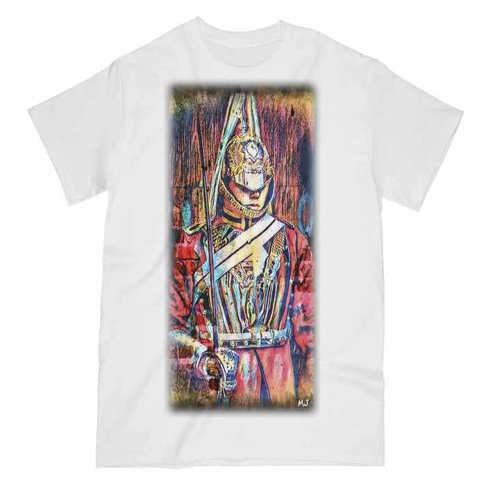 THE LIFE GUARDS HORSE GUARD ART Printed T-Shirt