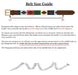 THE HOUSEHOLD DIVISION BRB LEATHER BELT