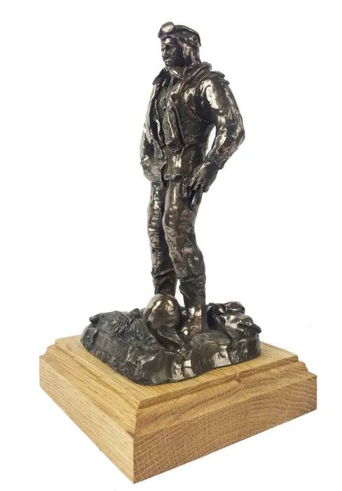 RAF World War 2 Fighter Pilot Bronze Statue