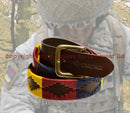 ROYAL ARMY MEDICAL CORPS LEATHER POLO BELT
