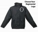 Regimental Regatta Waterproof Insulated Jacket - Choose Your Logo XS - 35/36 Inch Chest / Black/Ash Waterproof Jacket