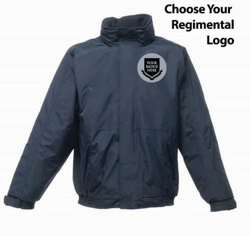 Regimental Regatta Waterproof Insulated Jacket - Choose Your Logo XS - 35/36 Inch Chest / Navy/Navy Waterproof Jacket
