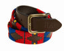THE ROYAL ARTILLERY LEATHER POLO BELT