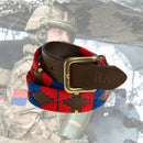 THE ROYAL ARTILLERY LEATHER POLO BELT