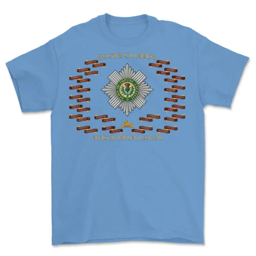 Scots Guards Battle Honours Printed T-Shirt