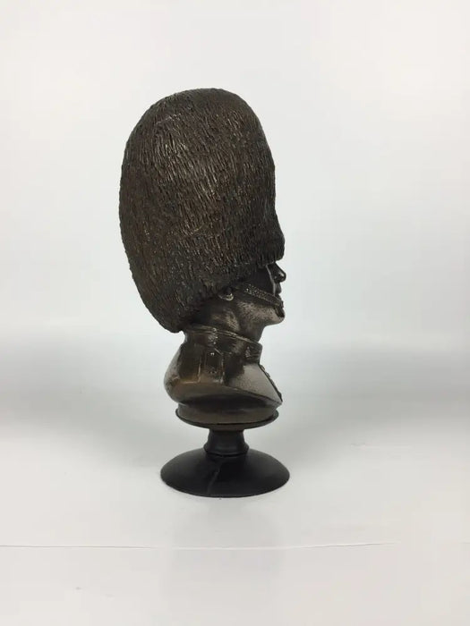 Military Statue - Scots Guards Bust Cold Cast Bronze Military Statue Sculpture