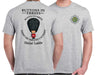 SCOTS GUARDS BUTTONS IN THREE'S DOUBLE PRINT T-Shirt