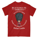 SCOTS GUARDS BUTTONS IN THREE'S Military Printed T-Shirt