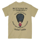 SCOTS GUARDS BUTTONS IN THREE'S Military Printed T-Shirt