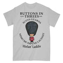 SCOTS GUARDS BUTTONS IN THREE'S Military Printed T-Shirt