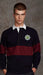Scots Guards Panelled BRB Rugby Shirt Small - 36/38 Inch Chest / Blue-Burgundy-Blue Rugby Shirt