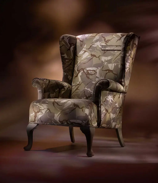 THE ARMY DESERT CAMO WING CHAIR Military Chair