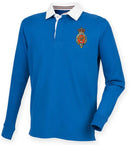 Rugby Shirts - The Blues And Royals Premium Superfit Embroidered Rugby Shirt