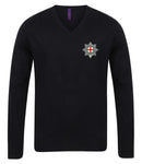 V Neck Sweater - The Coldstream Guards Lightweight V Neck Sweater