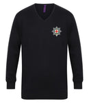 V Neck Sweater - The Coldstream Guards Lightweight V Neck Sweater