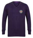 V Neck Sweater - The Coldstream Guards Lightweight V Neck Sweater