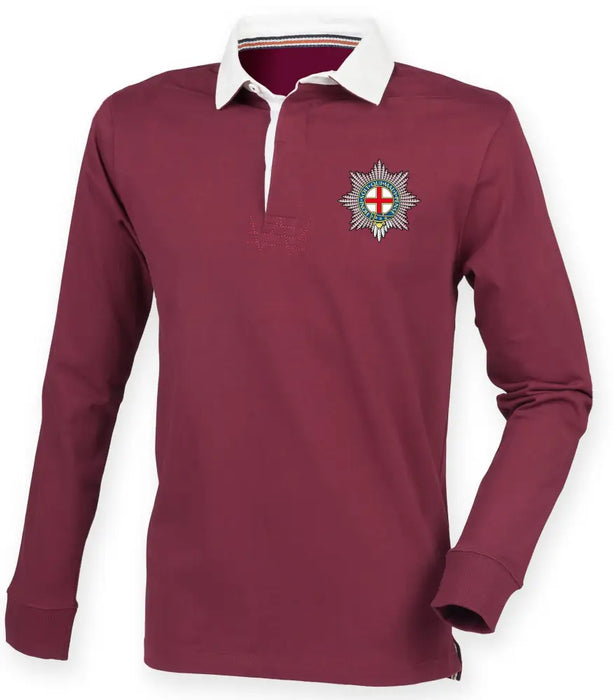 Rugby Shirts - The Coldstream Guards Premium Superfit Embroidered Rugby Shirt
