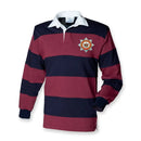 The Household Division Stripe BRB Rugby Shirt Small 36/38’’ / Burgundy/Navy/Burgundy Rugby Shirt
