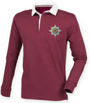 Rugby Shirts - The Irish Guards Premium Superfit Embroidered Rugby Shirt