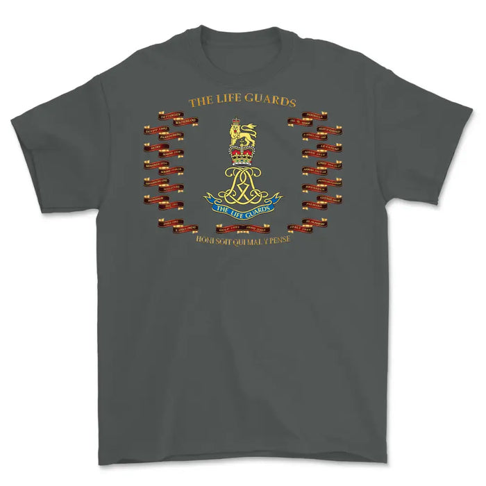 The Life Guards Battle Honours Printed T-Shirt