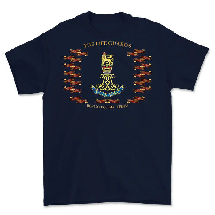 The Life Guards Battle Honours Printed T-Shirt