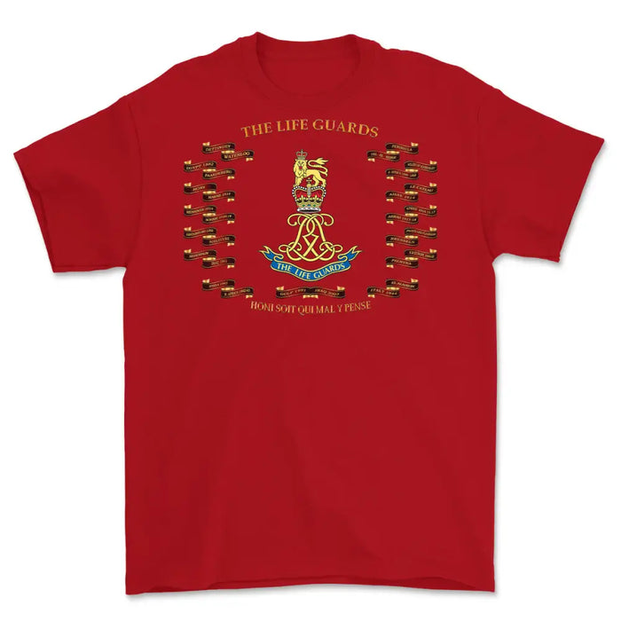 The Life Guards Battle Honours Printed T-Shirt