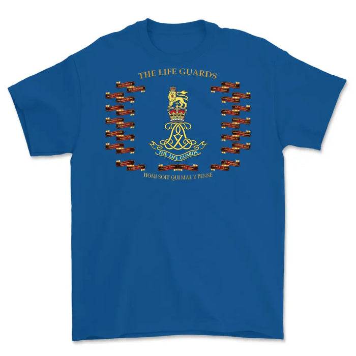 The Life Guards Battle Honours Printed T-Shirt