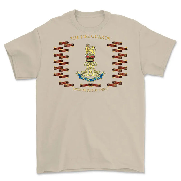 The Life Guards Battle Honours Printed T-Shirt