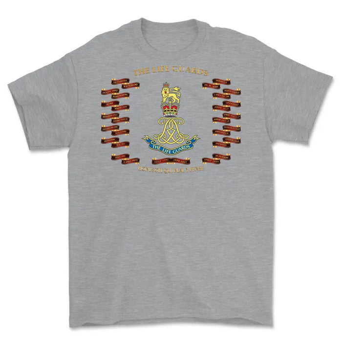 The Life Guards Battle Honours Printed T-Shirt