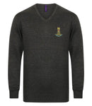 The Life Guards Lightweight V Neck Sweater Xxs 32’ / Grey Marl