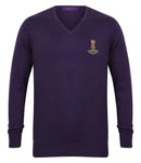 The Life Guards Lightweight V Neck Sweater Xxs 32’ / Purple