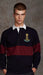 The Life Guards Panelled BRB Rugby Shirt Small - 36/38 Inch Chest / Blue-Burgundy-Blue Rugby Shirt