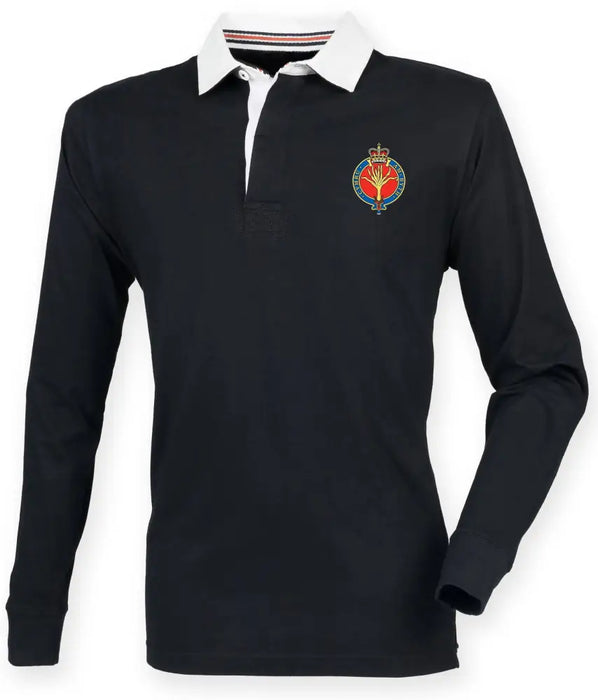 Rugby Shirts - The Welsh Guards Premium Superfit Embroidered Rugby Shirt