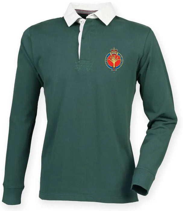 Rugby Shirts - The Welsh Guards Premium Superfit Embroidered Rugby Shirt