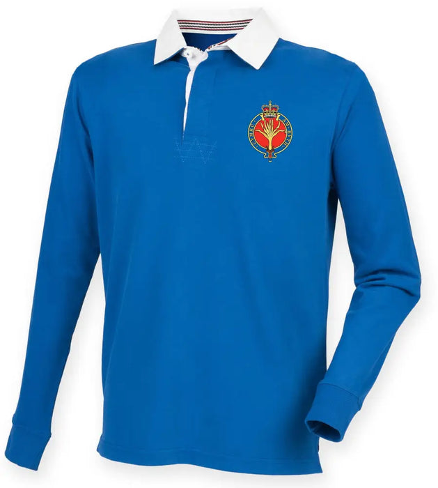 Rugby Shirts - The Welsh Guards Premium Superfit Embroidered Rugby Shirt