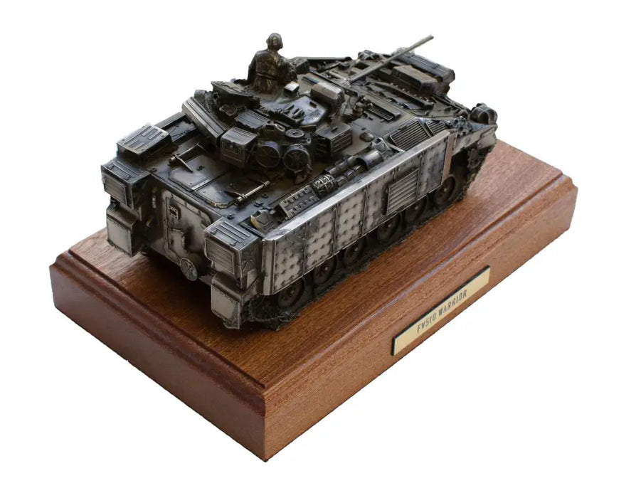 Warrior FV510 Infantry Fighting Vehicle Cold Cast Bronze Statue Military Statue