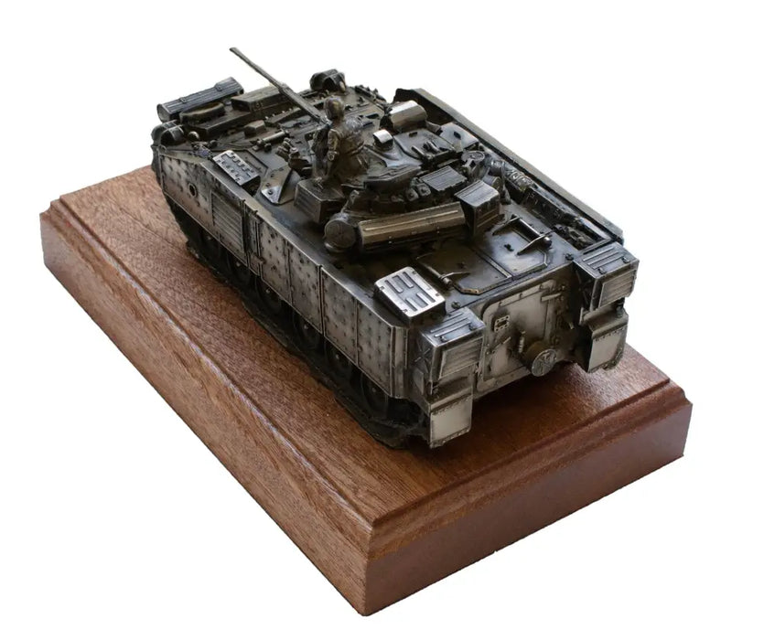 Warrior FV510 Infantry Fighting Vehicle Cold Cast Bronze Statue Military Statue
